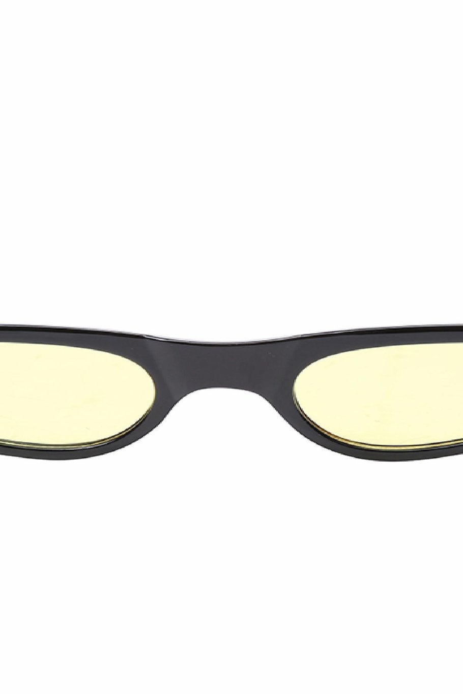 Sonnenbrille 90s Cat Eye Gelb Bild2